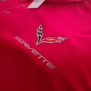 Brand New Mens Corvette polo shirt